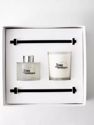 Coffret Cadeau – Diffuseur Jasmin + Bougie Jasmin