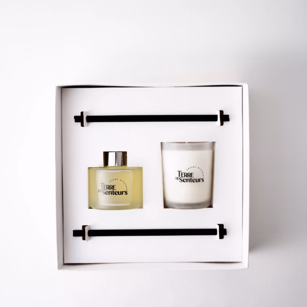 Coffret Cadeau – Diffuseur Jasmin Bougie Jasmin