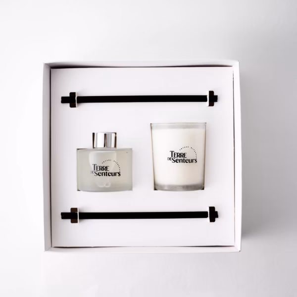 Coffret Cadeau – Diffuseur Jasmin + Bougie Jasmin