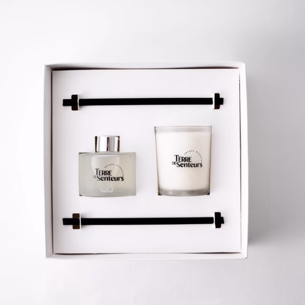 Coffret Cadeau – Diffuseur Jasmin + Bougie Jasmin